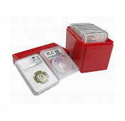 Коробка РССВ для 10 слабов, (красная) 130*92*70мм