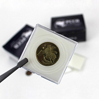 Универсальные квадрокапсулы для монет (белые)