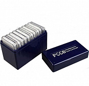 Коробка РССВ для 10 слабов, (синяя) 130*92*70мм