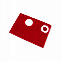 Лоток-дисплей для 8 монет (красный) PCCB (ячейка 72*72мм)